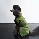 Hundemantel Brooklyn Long Flannel Fern Green