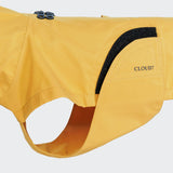 Detail image of dog raincoat in yellow