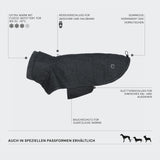 Dachshund Coat Brooklyn Flannel Fern Green