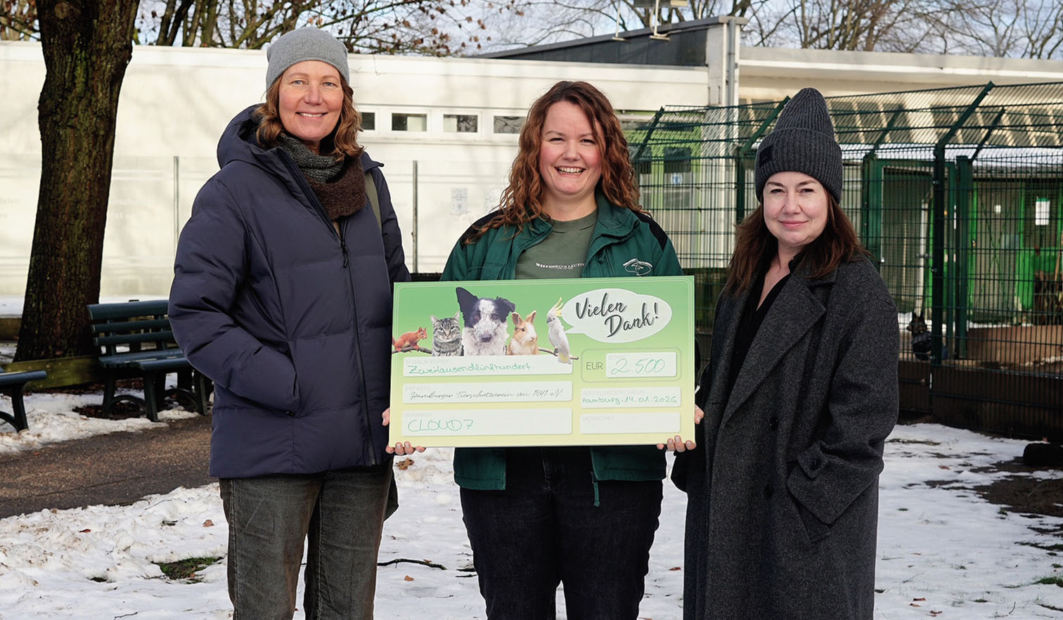 CLOUD7 & PET SHOP BOYZ BESUCHEN DAS TIERHEIM SÜDERSTRASSE