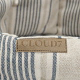 Hundekissen Lazy Linen Stripes Natural/Blue