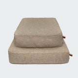 Dog Bed Cube Curl Cream