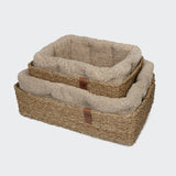 Dog Basket Hideaway Curl Cream