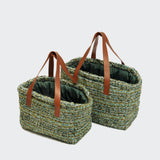 Dog Carrier Verona Jacquard Green