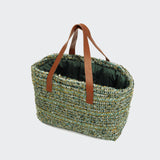 Dog Carrier Verona Jacquard Green