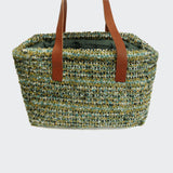 Dog Carrier Verona Jacquard Green