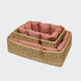 Dog Basket Hideaway Canvas Indian Red