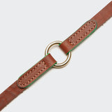 Dog Leash Prince Park Cognac Green_3