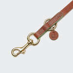 Dog Leash Prince Park Cognac Green_2