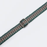 adjustable dog collar in green tones creative