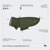 Hundemantel Brooklyn Flannel Fern Green