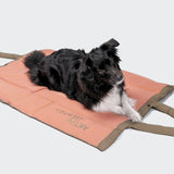 Travel Bed & Tote Bag AKTIV Puffer Khaki/Peach