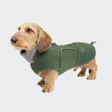 Hundemantel Dackel Brooklyn Flanell Fern Green