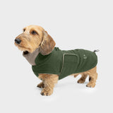 Hundemantel Dackel Brooklyn Flanell Fern Green
