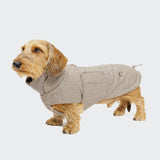 Dachshund Coat Brooklyn Tweed Beige