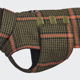 Dachshund Coat Brooklyn Flannel Tartan Green