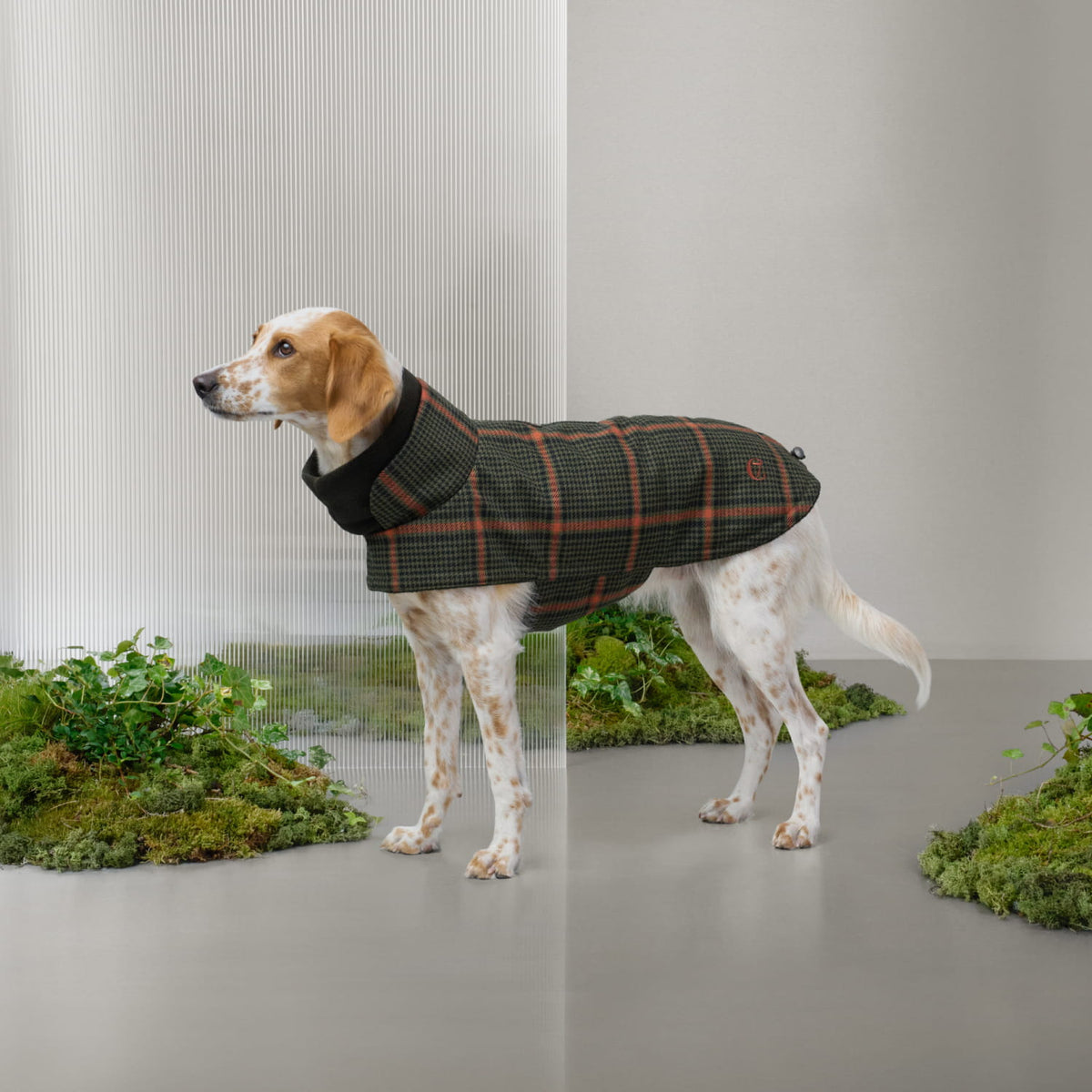 Hundemantel Brooklyn Flannel Tartan Green