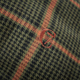 Dachshund Coat Brooklyn Flannel Tartan Green