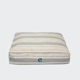 Dog Bed Homey Linen Natural/Blue