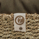 Dog Basket Lazy Canvas Olive