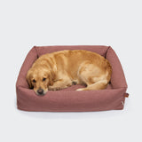 Hundebett Sleepy Linen-Mix Faded Rose Mélange