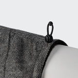 Windhundmantel Brooklyn Long Tweed Black