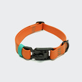 Dog Collar BioThane Ipanema Orange-Aqua