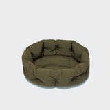 Dog Basket Lazy Canvas Olive