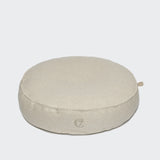 Hundebett Pouf Tweed Mélange Cream