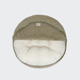 Dog Bed Pouf Tweed Mélange Greenish