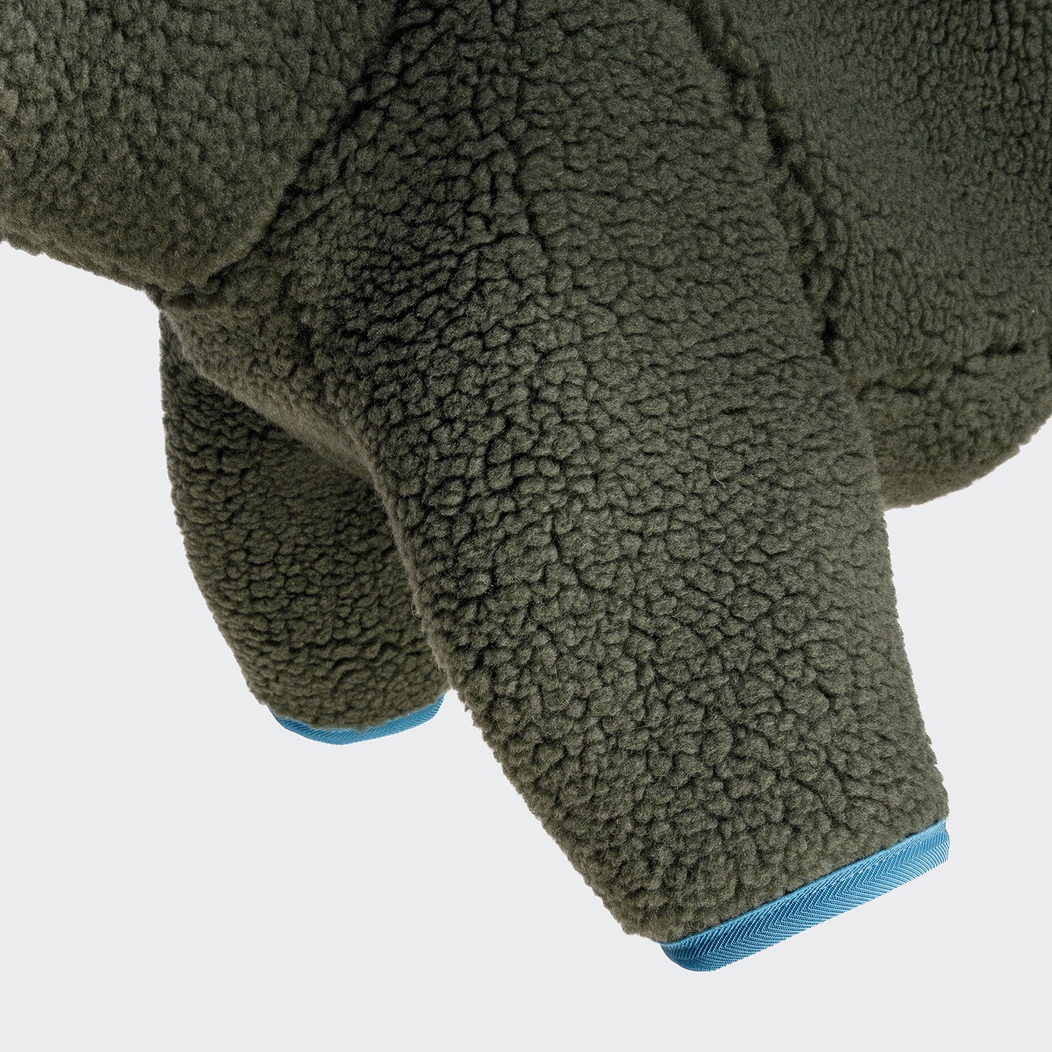 CLOUD7 Dog Sweater Cornwall in colour Olive Green_detail