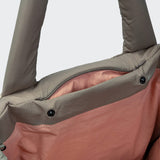 Travel Bed & Tote Bag AKTIV Puffer Khaki/Peach