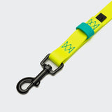 Long Line Dog Leash BioThane Ipanema Neon Yellow-Aqua