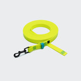 Long Line Dog Leash BioThane Ipanema Neon Yellow-Aqua