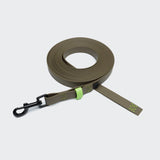 Schleppleine BioThane Ipanema Olive-Neon Green