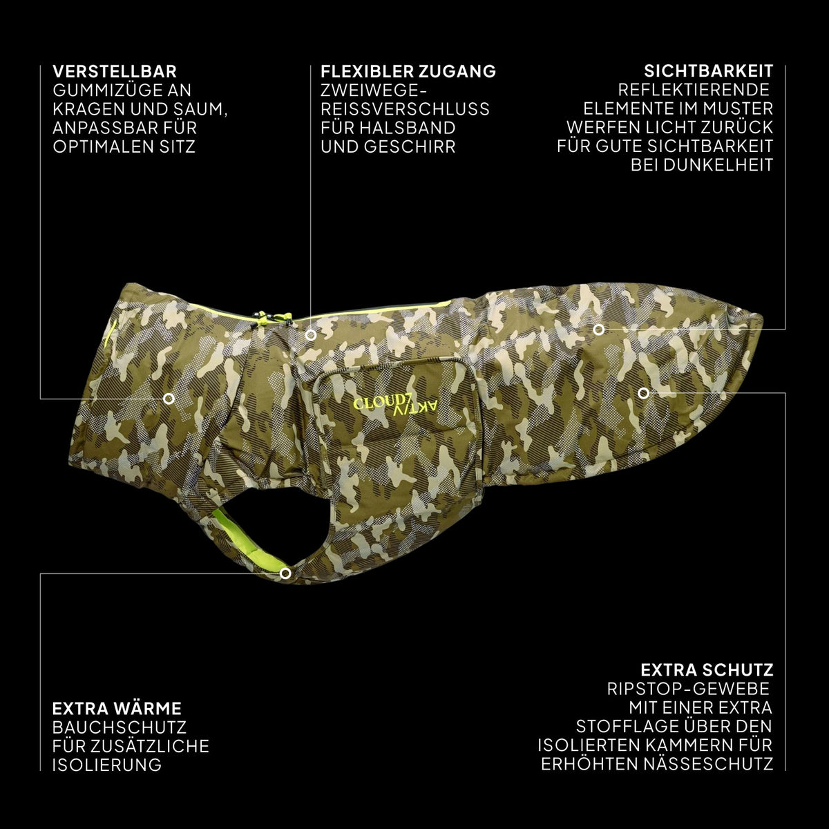 Hundemantel Alaska AKTIV Camo