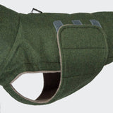 Dachshund Coat Brooklyn Flannel Fern Green