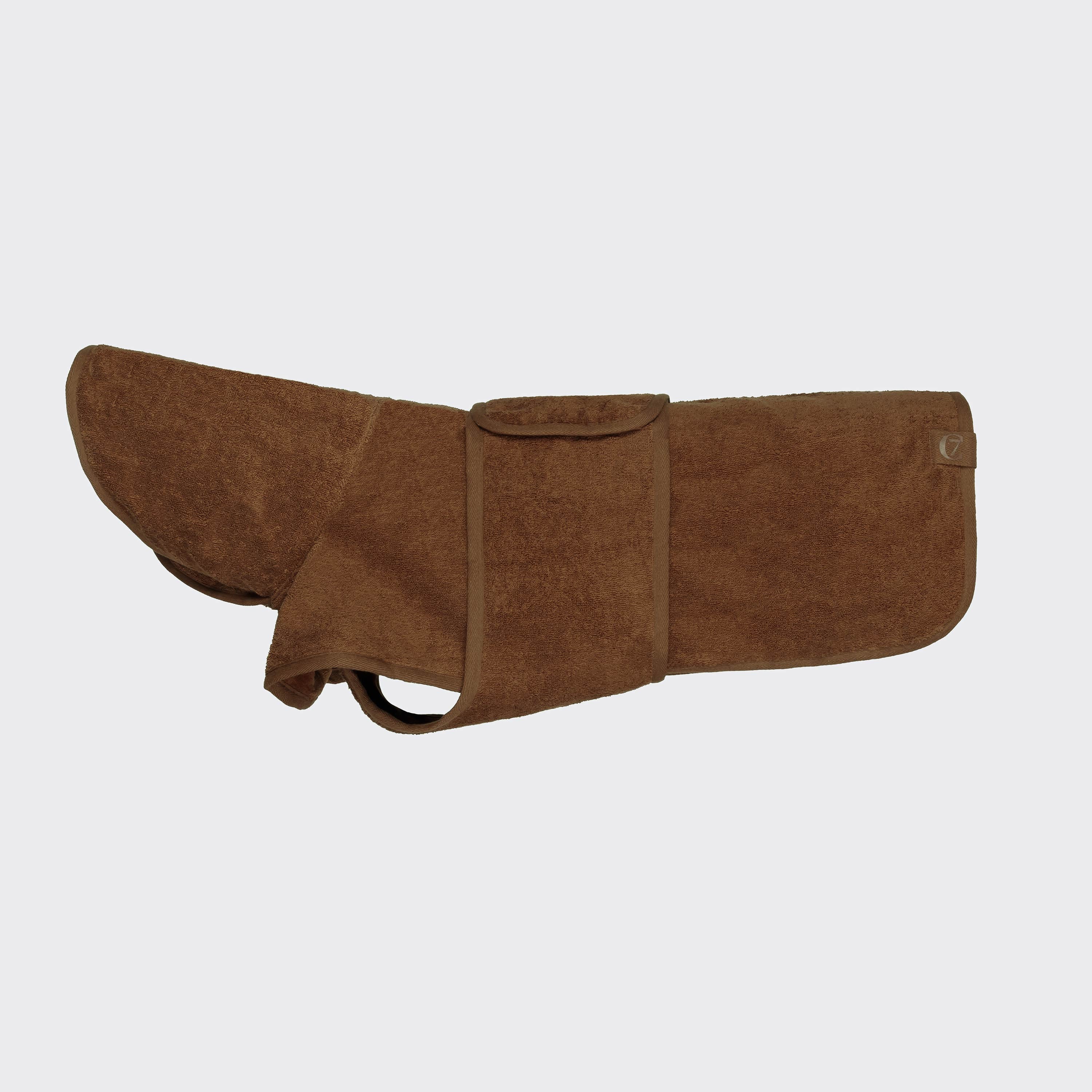 Hundebademantel Föhr Caramel