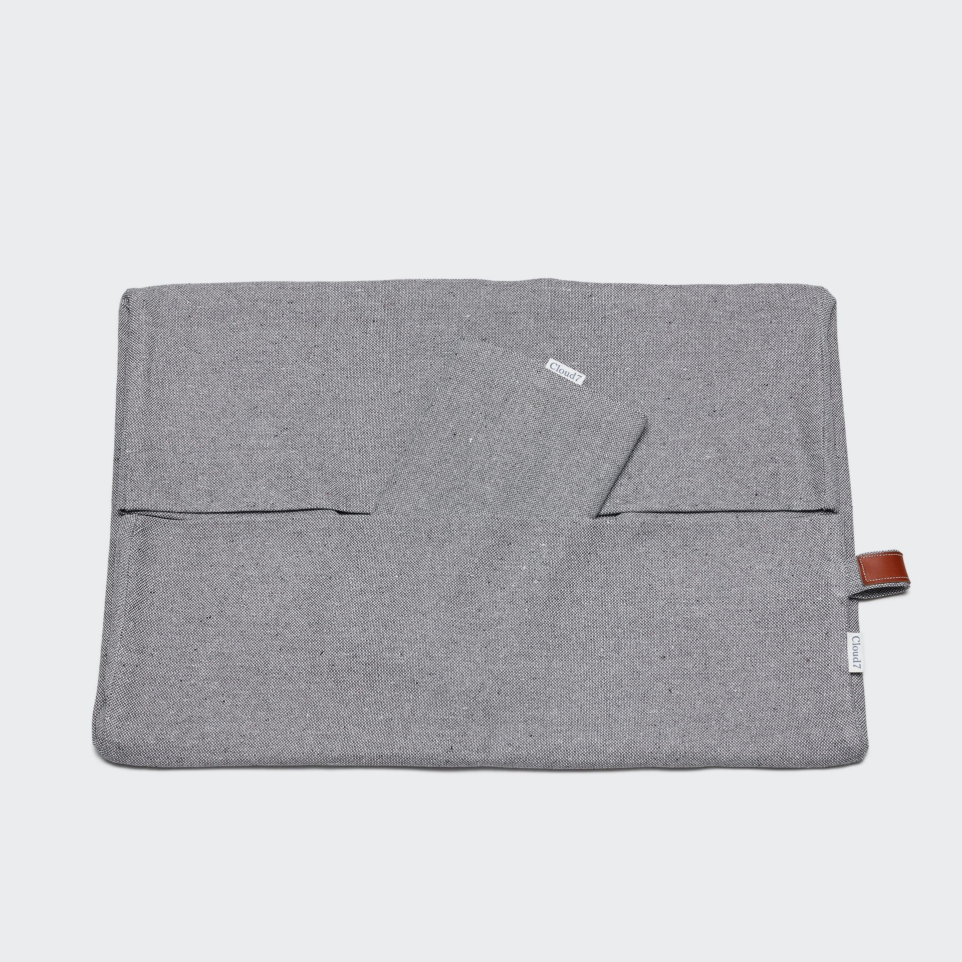 Dog Bed Cover Sleepy Deluxe Tweed Grey