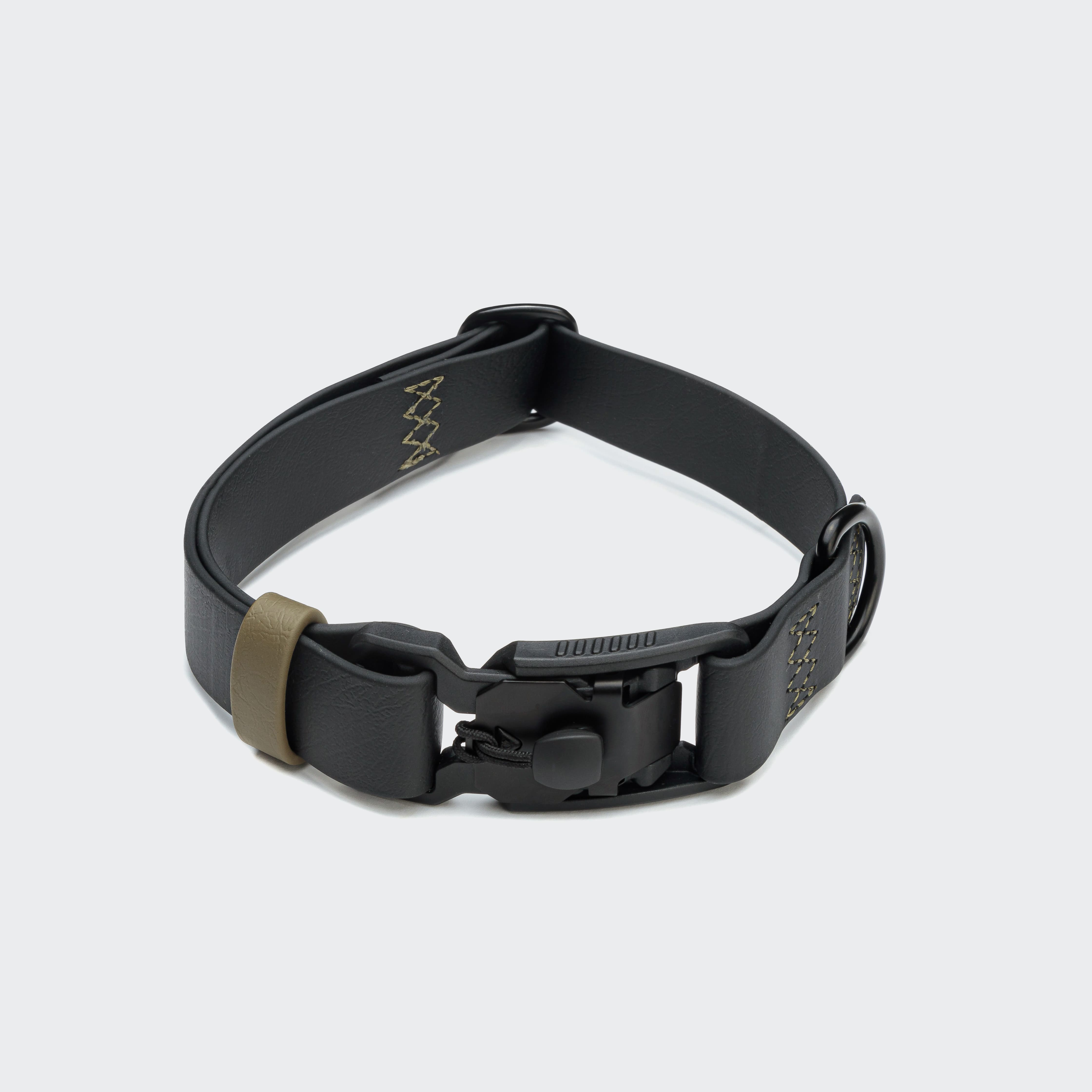 Hundehalsband BioThane Ipanema Black-Olive