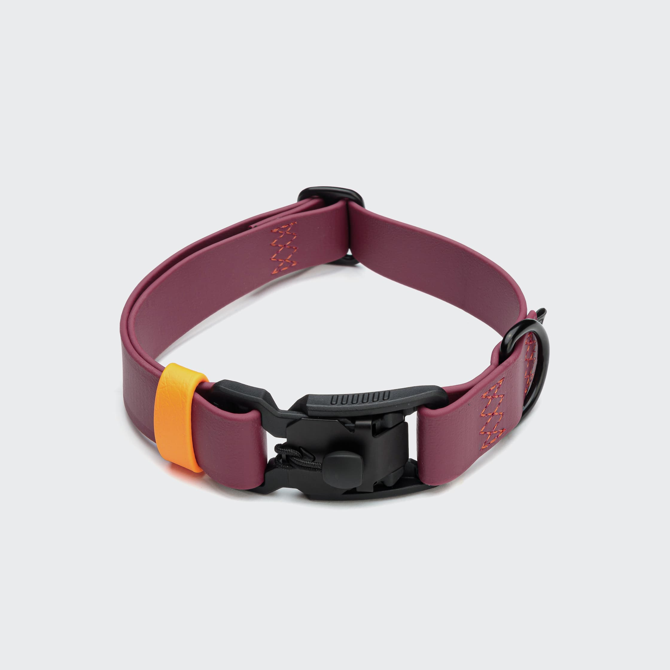 Hundehalsband BioThane Ipanema Magenta-Orange