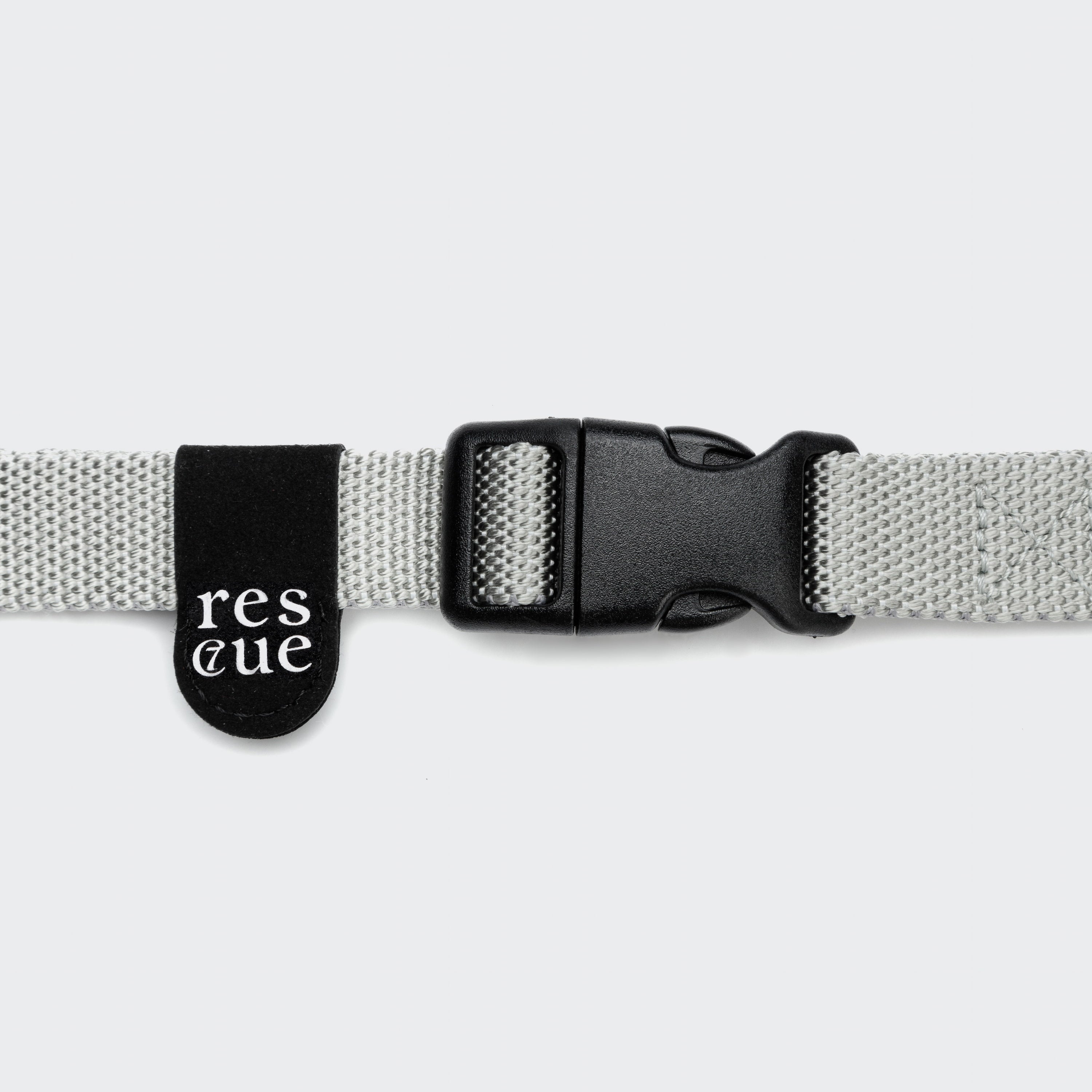 Hundehalsband Nylon RESC7UE Silver