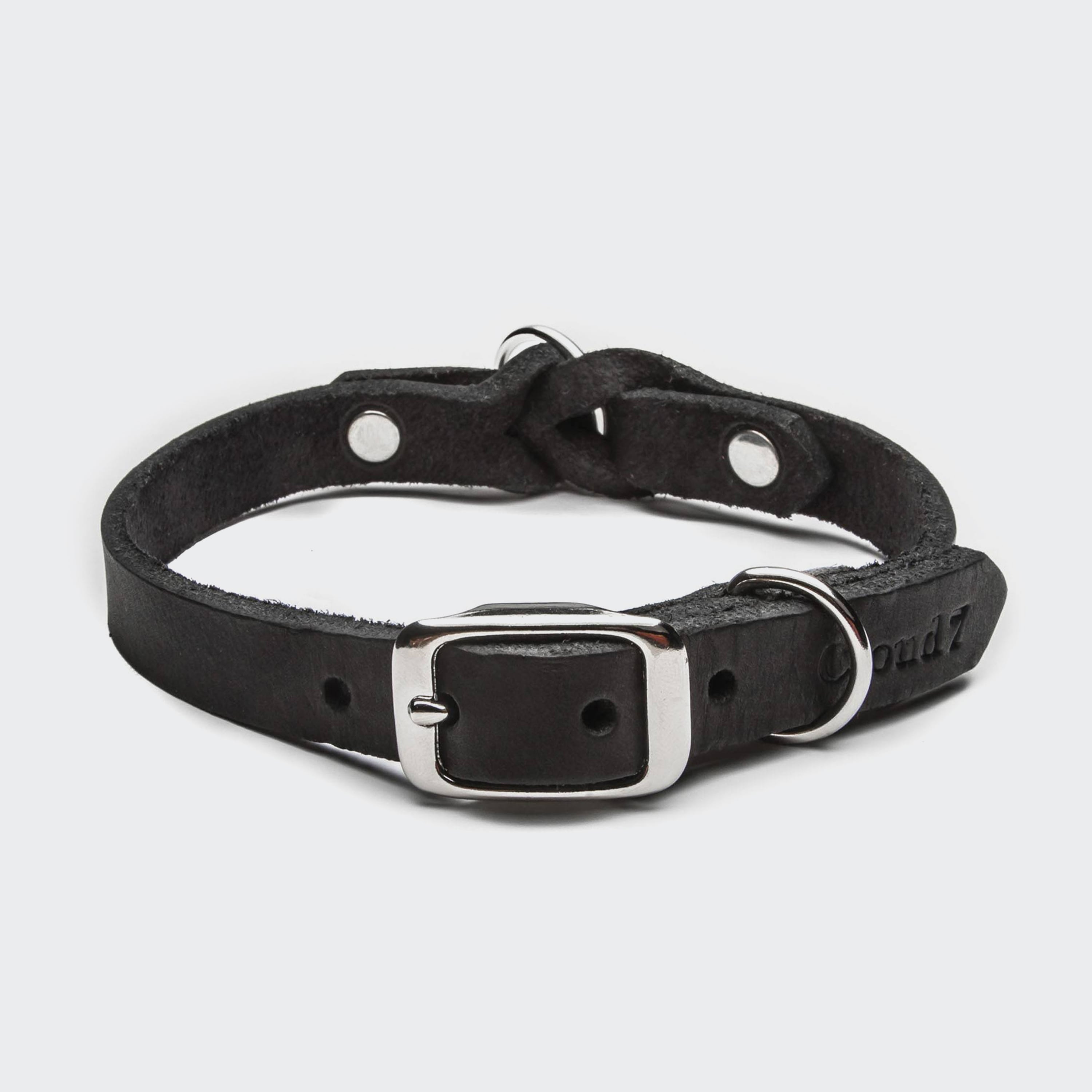 Hundehalsband Riverside Park Black Silver