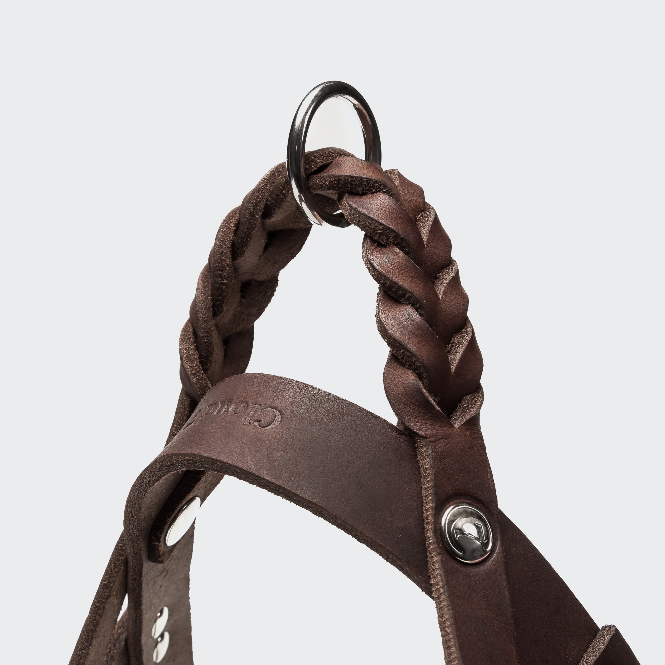 Hundegeschirr Central Park Saddle Brown Silver