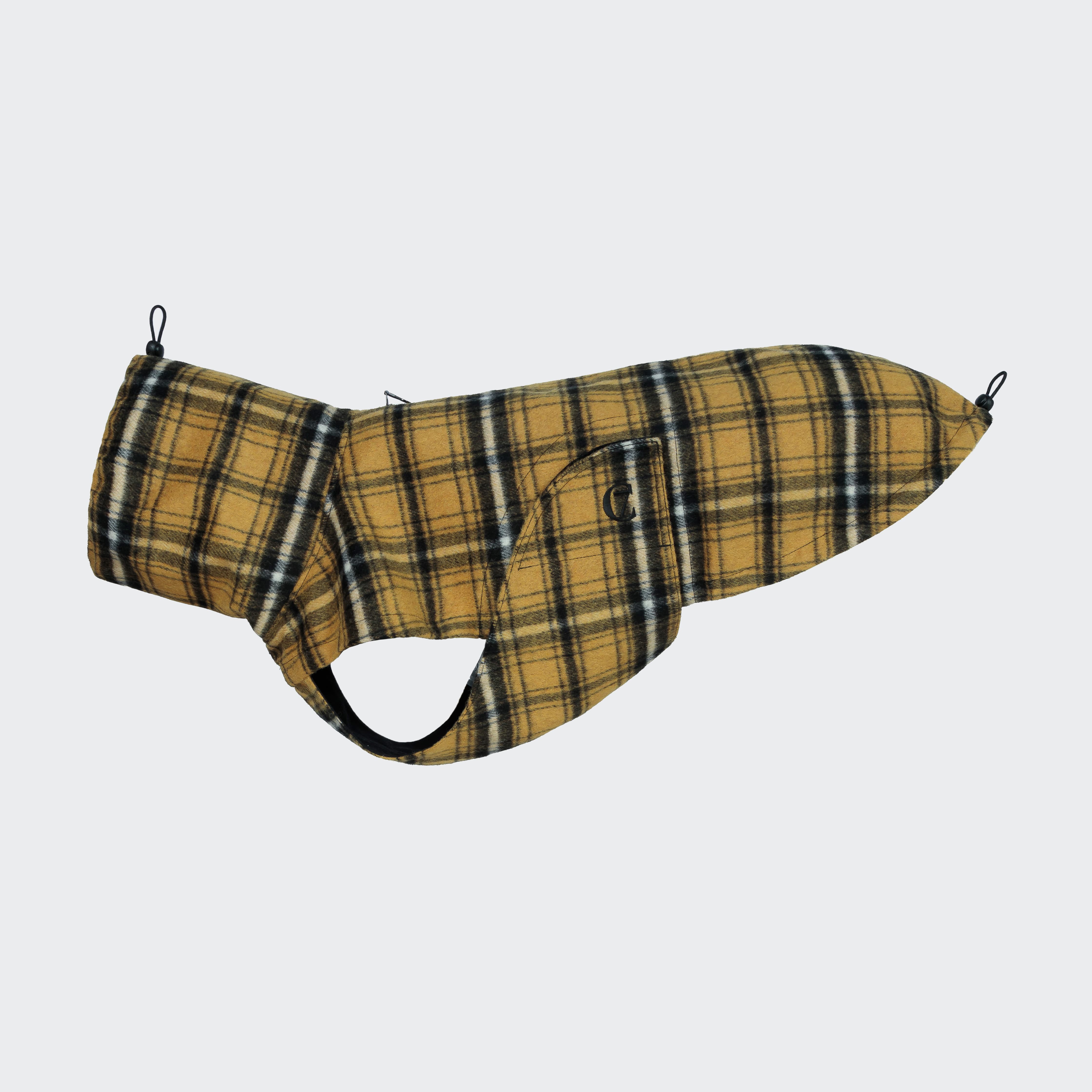 Hundemantel Glasgow Plaid Yellow