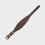 Windhundhalsband Regent Park Saddle Brown Gold