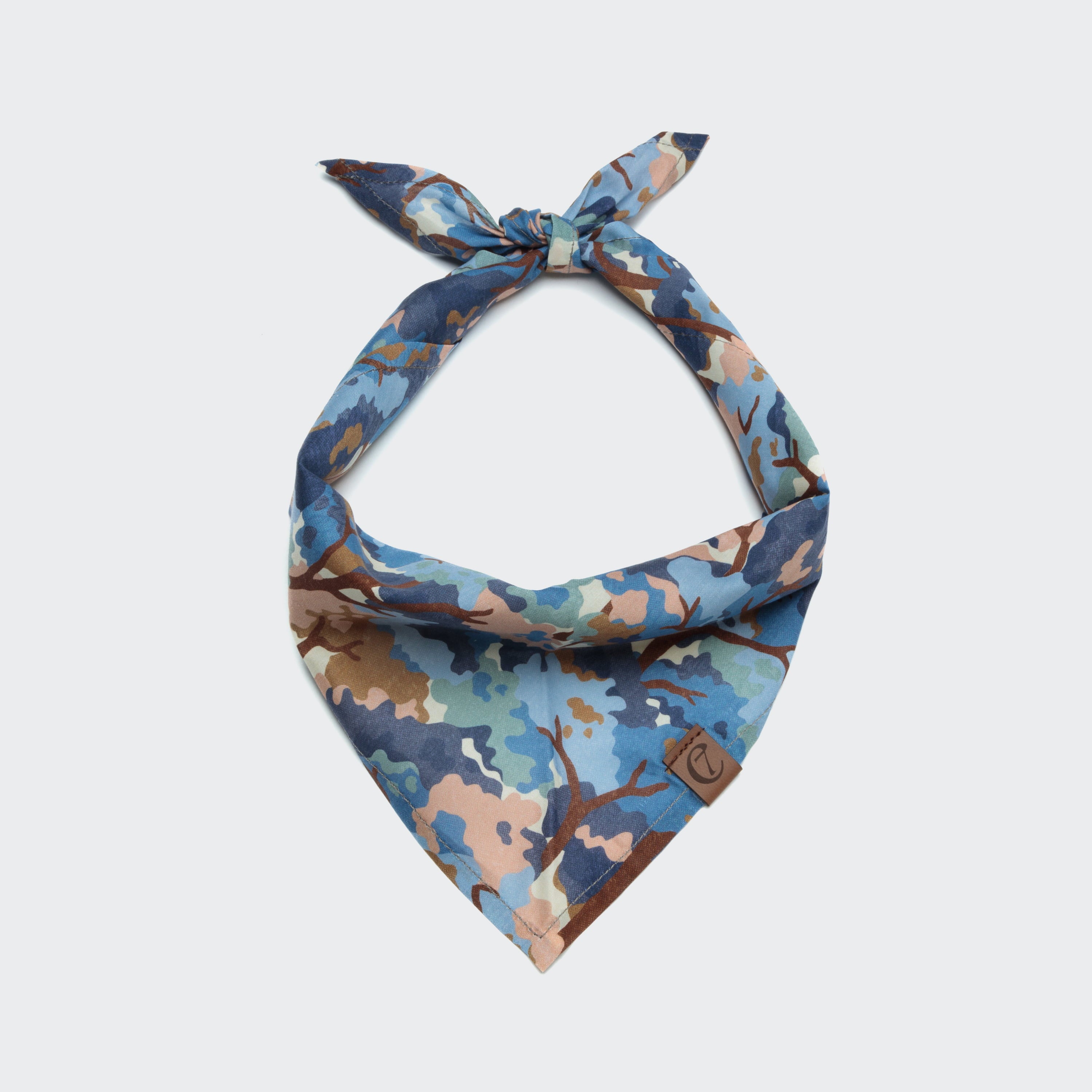 Hundehalstuch Bandana Woodland Blau