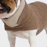 Hundemantel Brooklyn Fr. Bulldogge Flanell Hazel