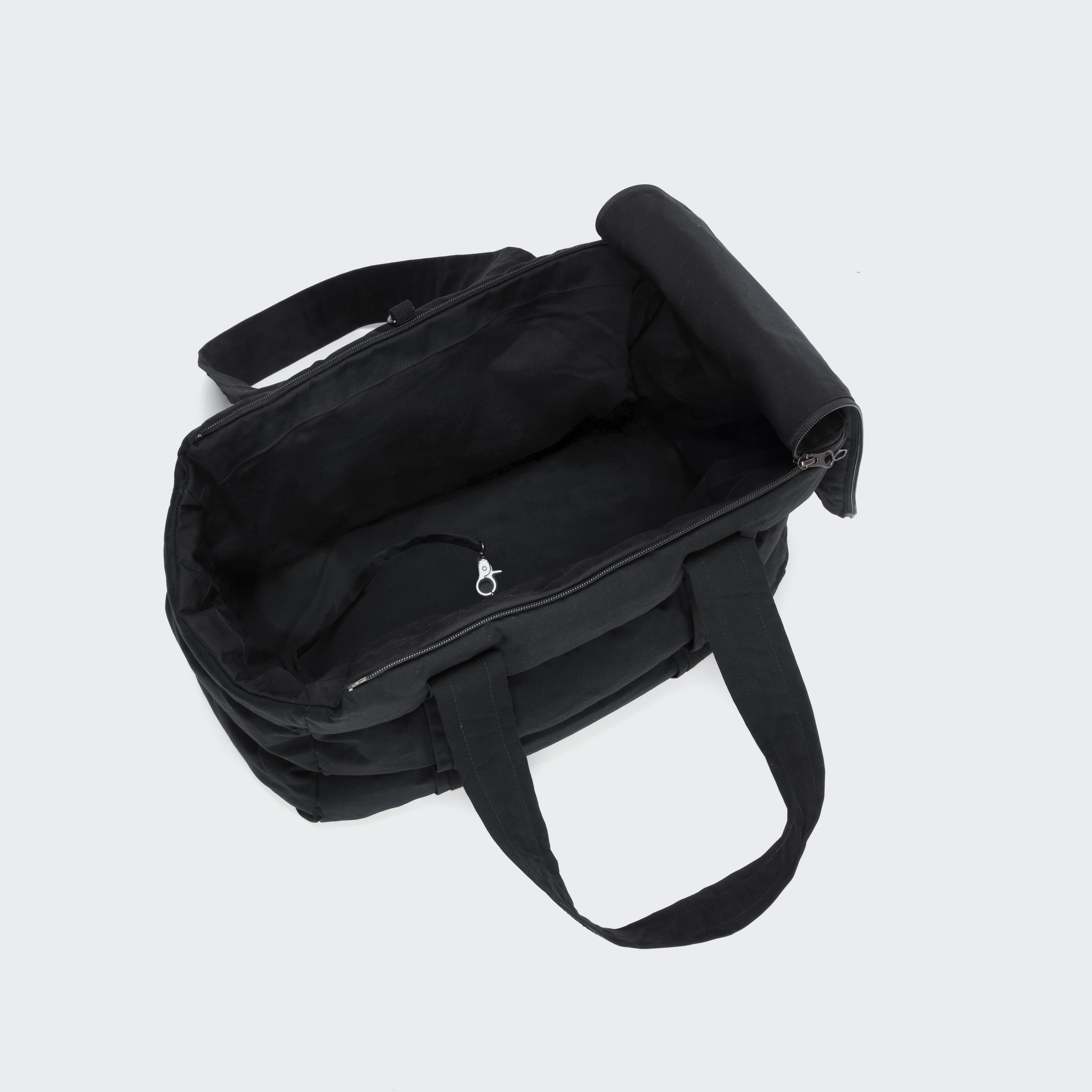 Hundetasche Bergamo Waxed Cotton Black