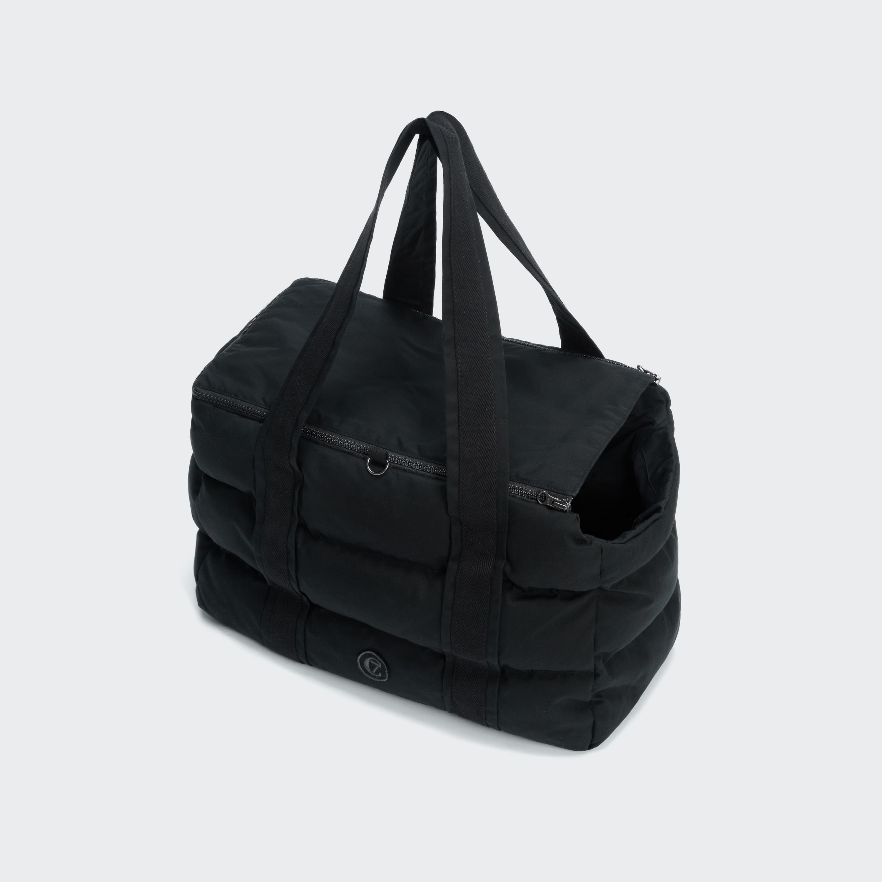 Hundetasche Bergamo Waxed Cotton Black